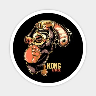 Cute King Kong Monkey Mask Attack Magnet